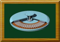 Thin disc permanent magnet generator 