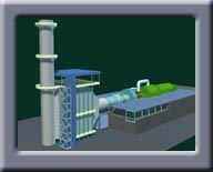 Gas and steam combined cycle power generation