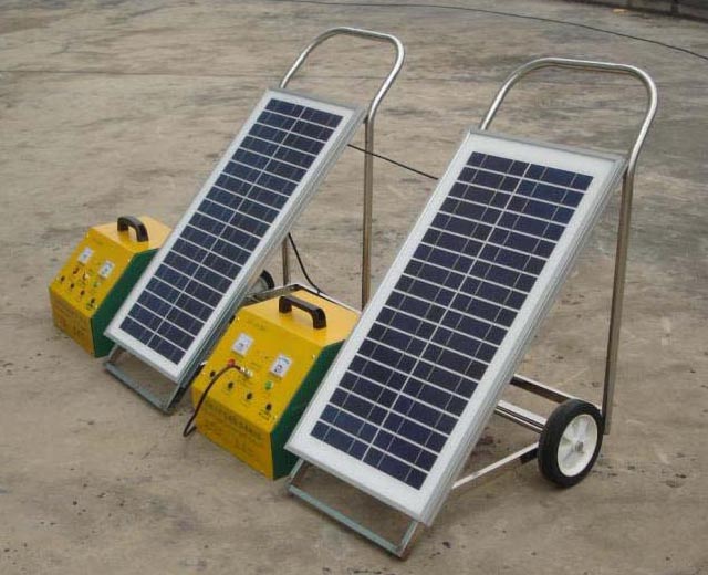 可移动式家用太阳能发电系统